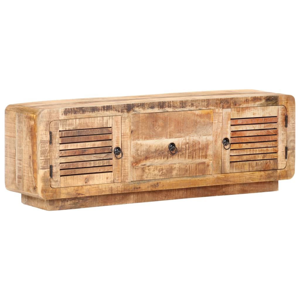 Tv Cabinet | Natural wood tones | Rough mango wood | Standard