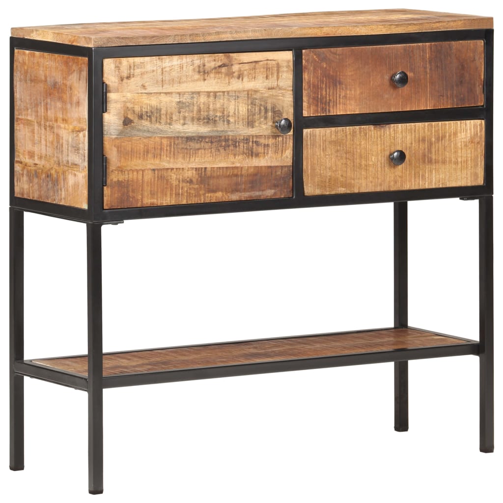 Sideboard | Natural Mango Wood and Black Iron
