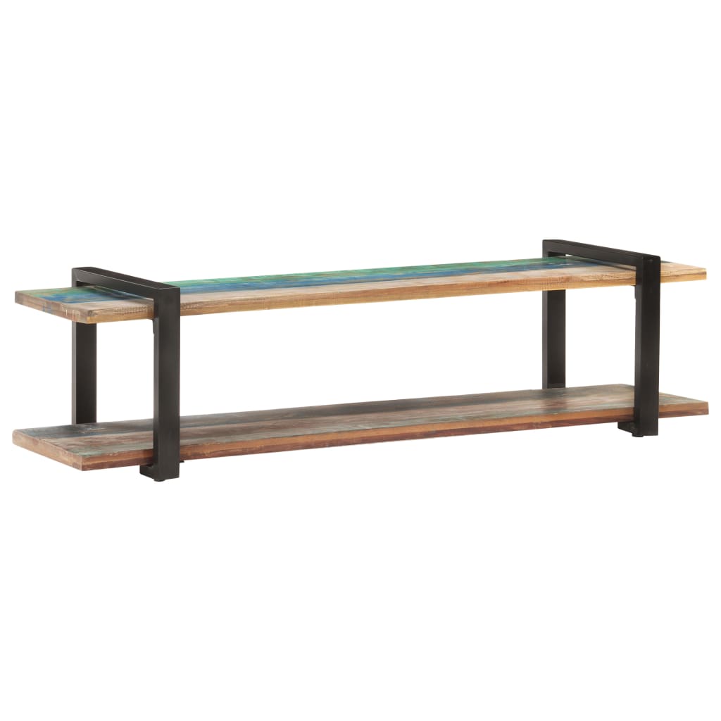 TV Cabinet | Mixed | Solid Reclaimed Wood, Powder-Coated Iron | Medium