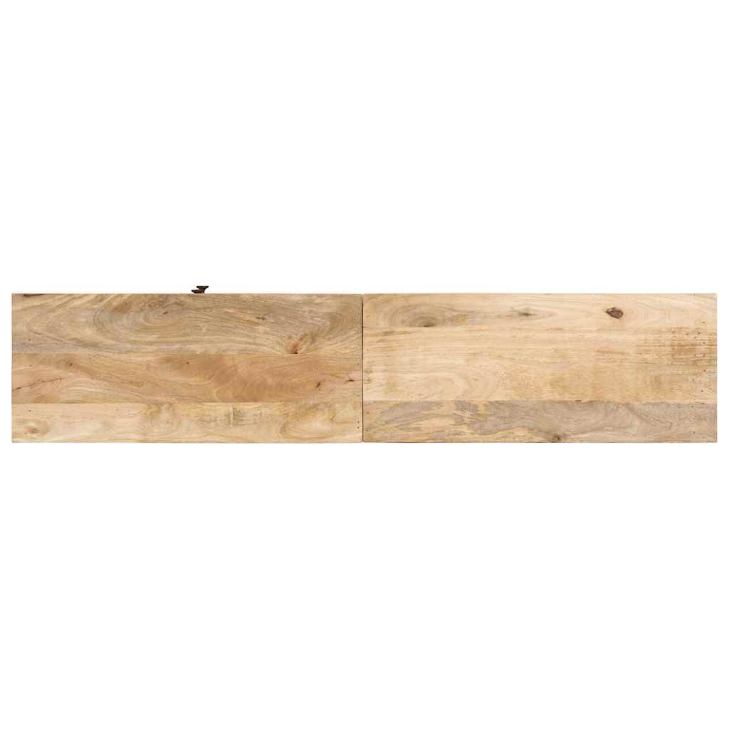 TV Cabinet | Brown | Solid Mango Wood | Medium | TV Cabinet | Rectangular