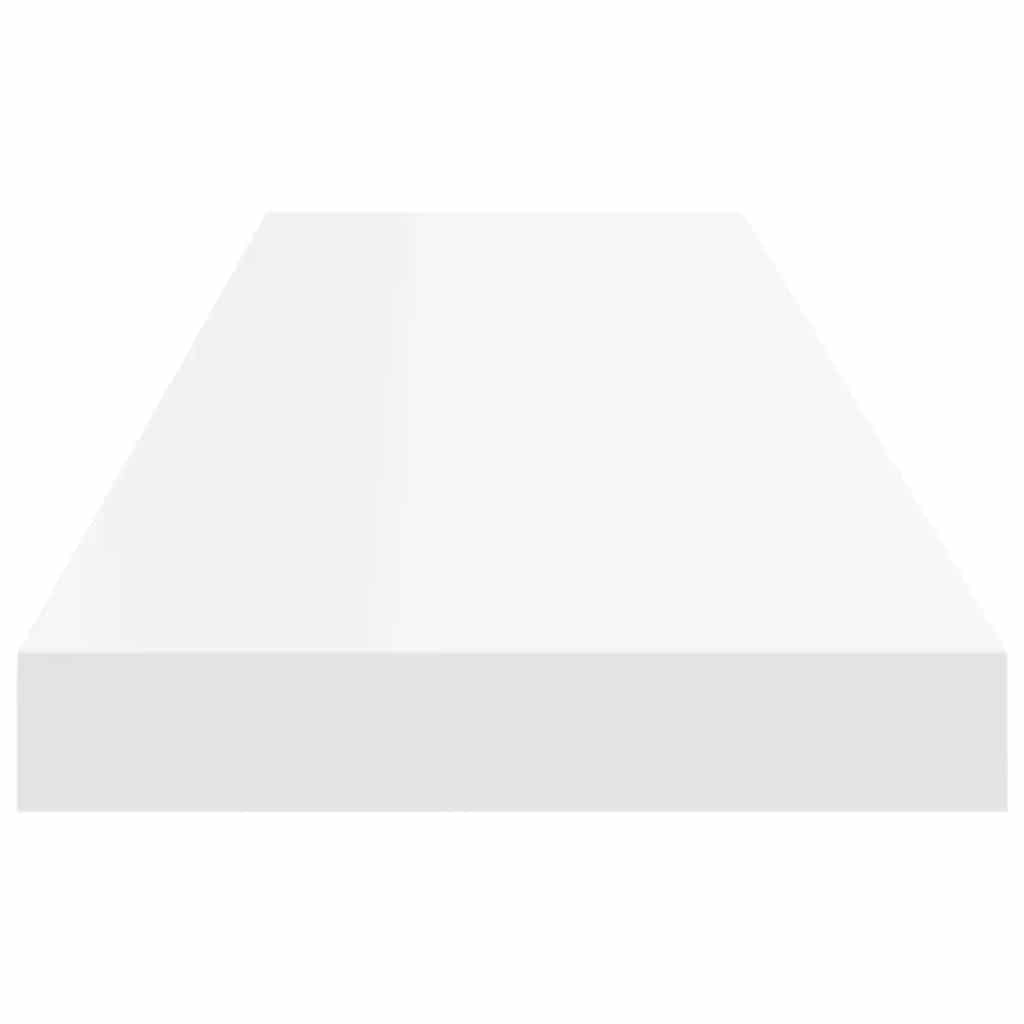 Floating Wall Shelves 4 pcs White 90x23.5x3.8 cm MDF