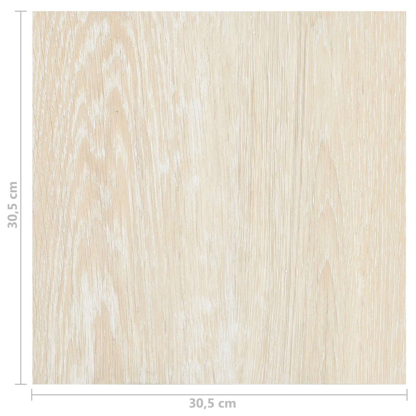 Flooring Planks White and Beige 5.11 m² 55 pcs PVC
