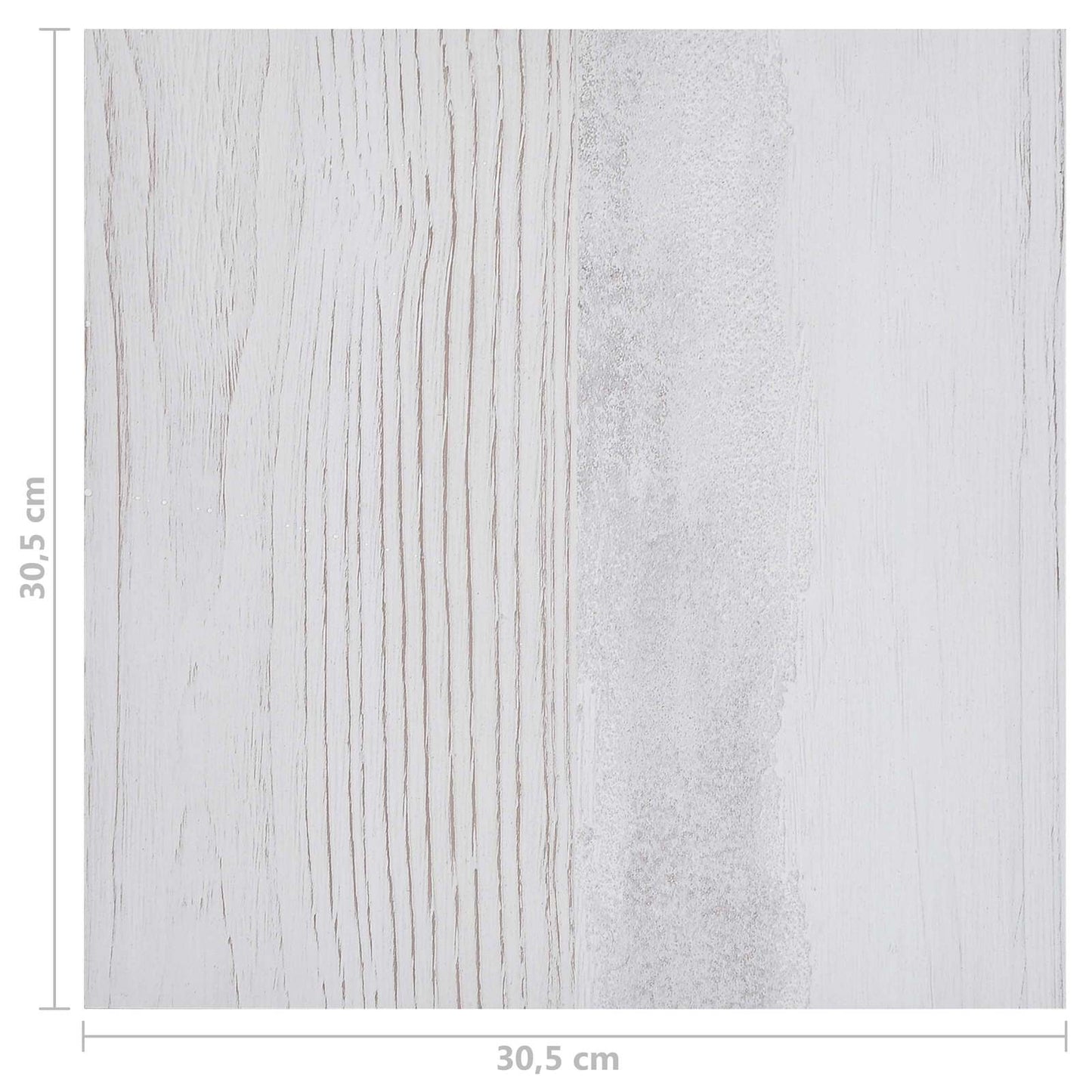 Flooring Planks White and Light Grey 5.11 m² 55 pcs PVC
