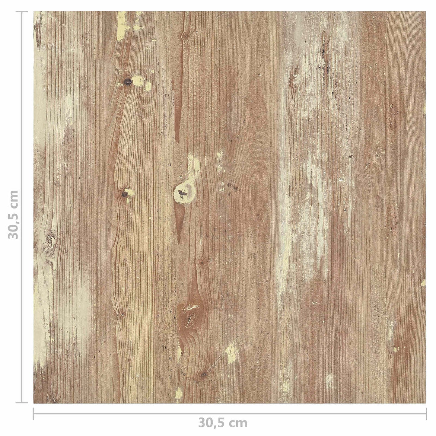 Flooring Planks Cream and Light Brown 5.11 m² 55 pcs PVC