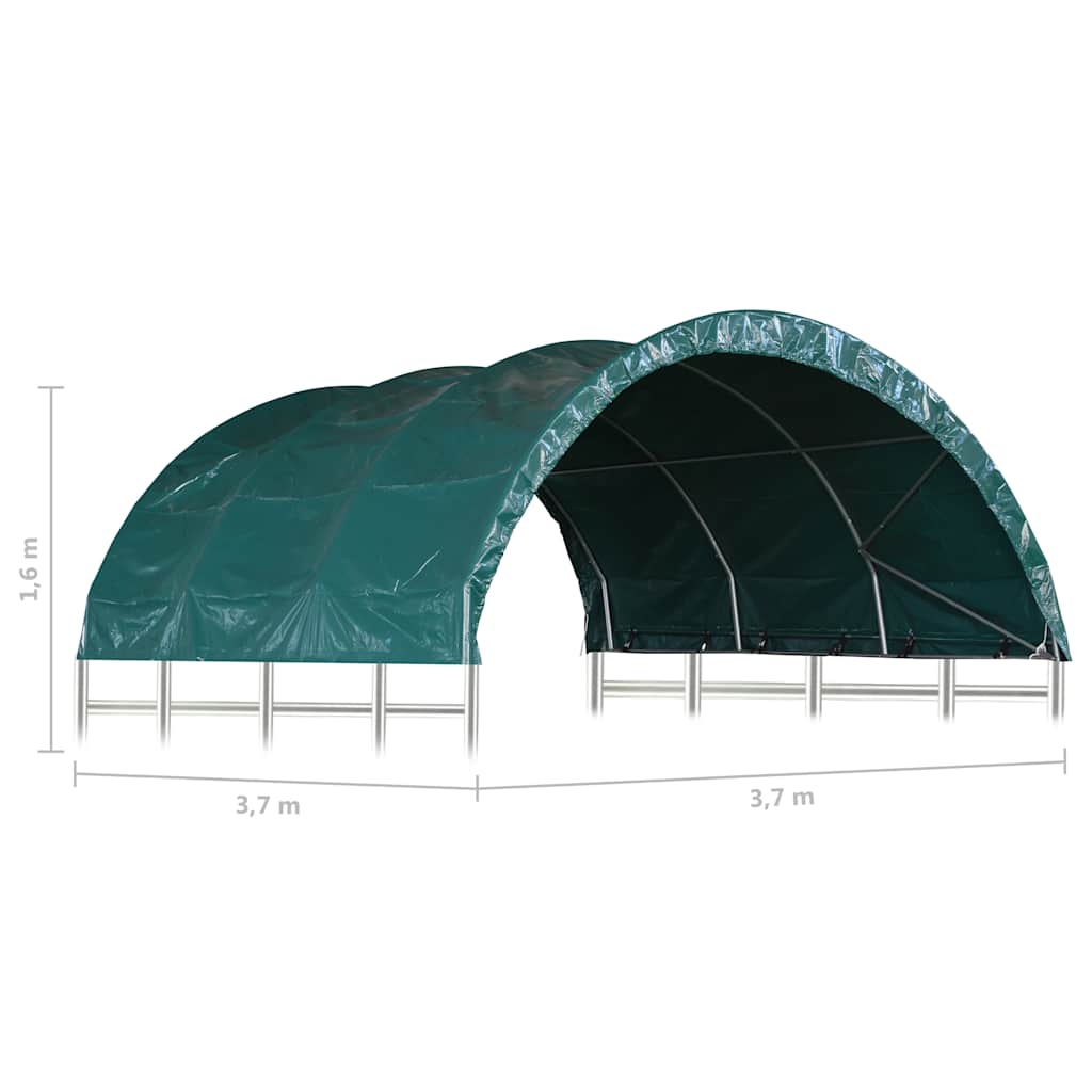 Livestock Tent | Dark Green | PVC | Large | Durable | Livestock Tent