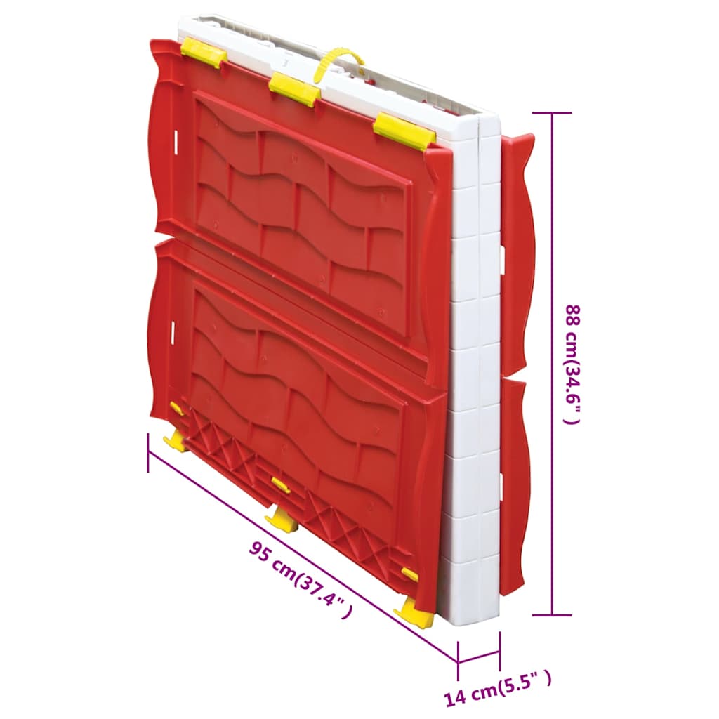 Playhouse | White, Blue, Red, Yellow | Plastic | 96 x 91 x 115 cm