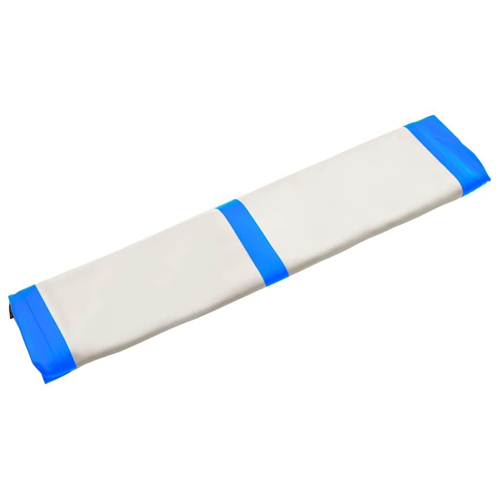 Inflatable Gymnastics Mat with Pump 200x200x20 cm PVC Blue