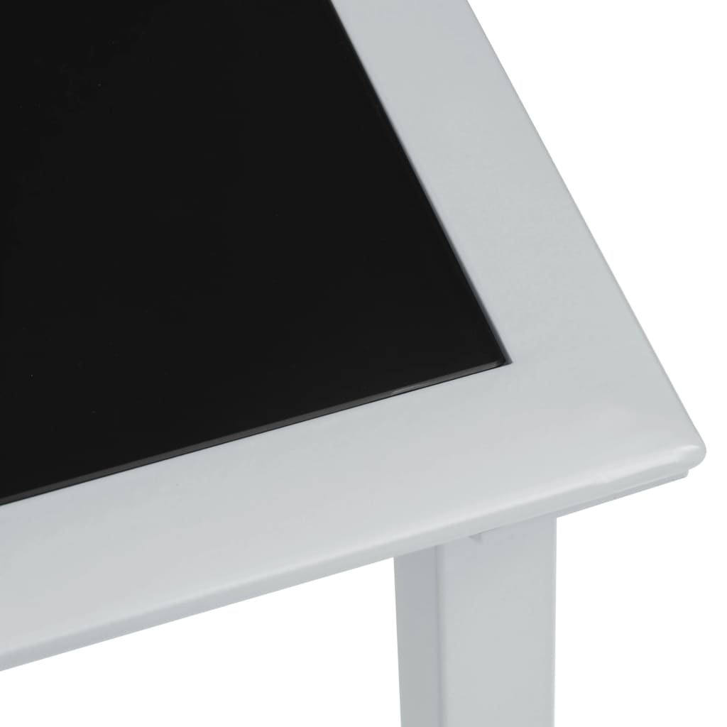 Sun Lounger | Cream for loungers, Black and Silver for table