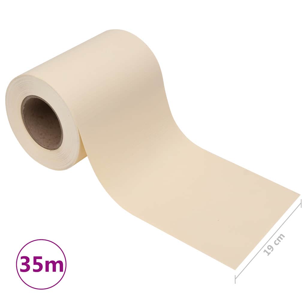 Privacy Strip PVC 35x0.19 m Cream