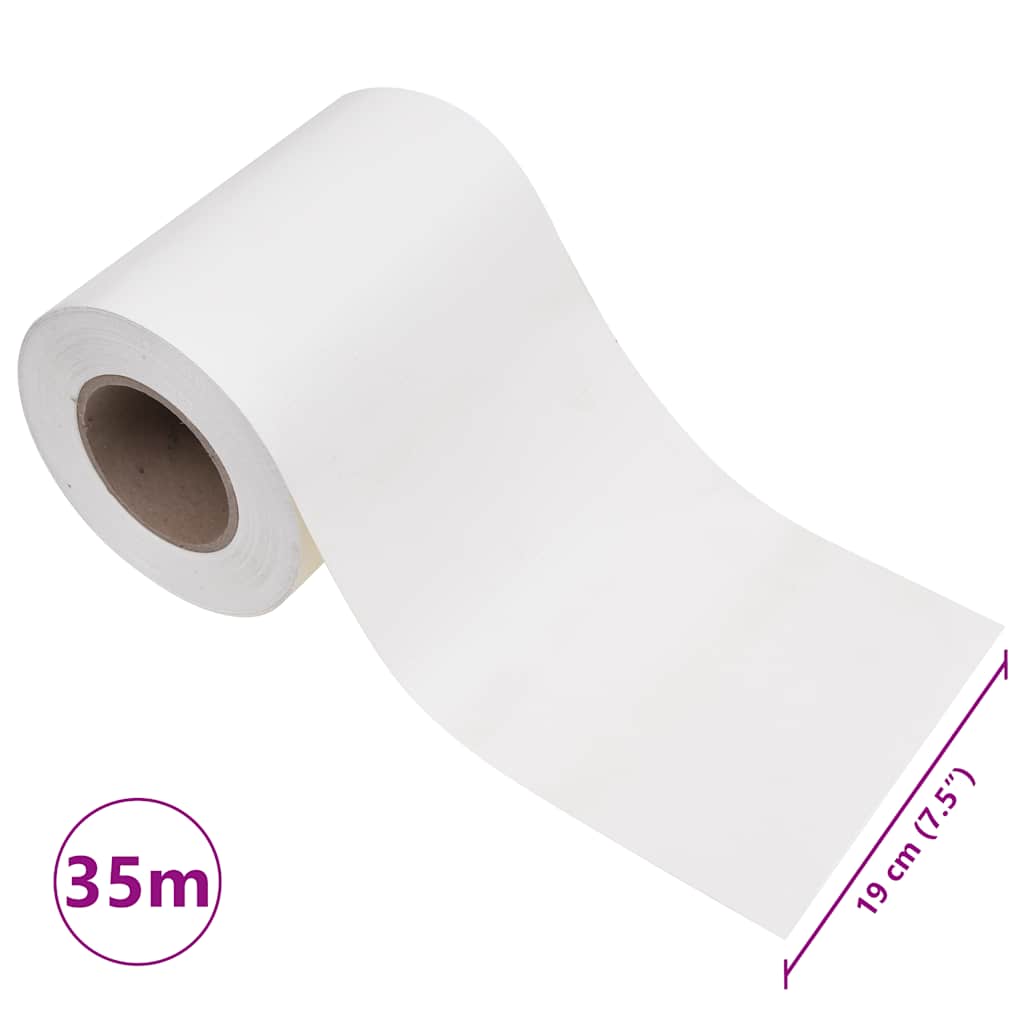 Privacy Strips PVC 140x0.19 m White
