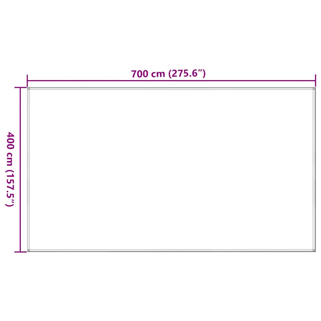 Tent Carpet 400x700 cm Beige