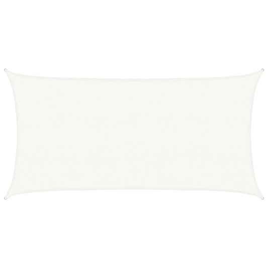 Sunshade Sail 160 g/m² White 2x3.5 m HDPE