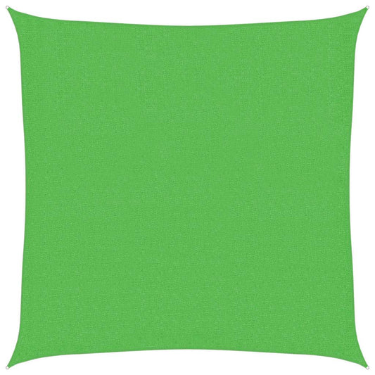 311272 vidaXL Sunshade Sail 160 g/m² Light Green 2x2 m HDPE