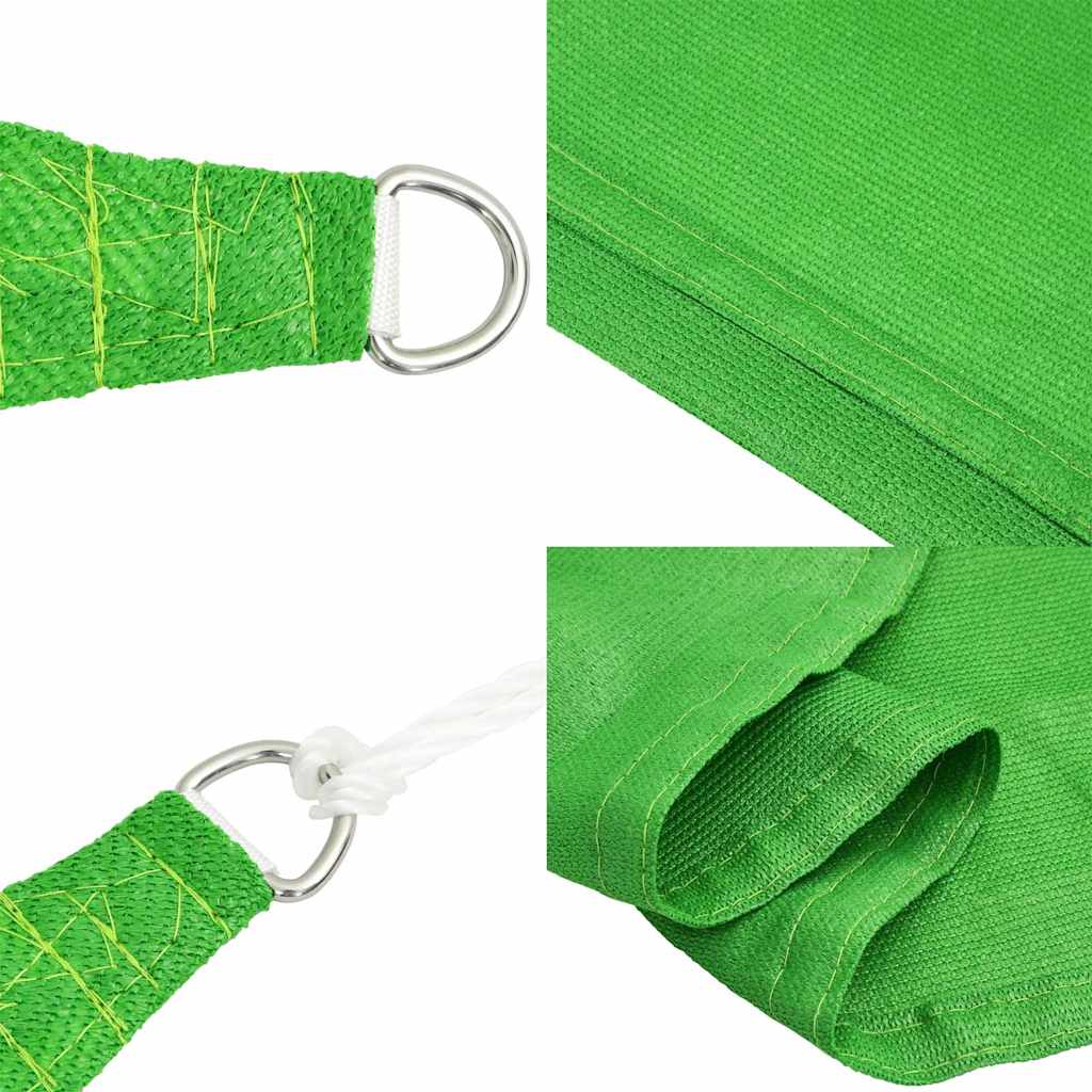 Sunshade Sail 160 g/m² Light Green 6x6 m HDPE