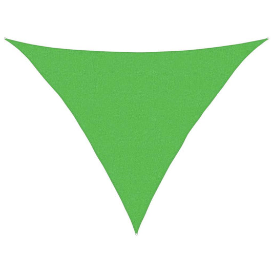 311306 vidaXL Sunshade Sail 160 g/m² Light Green 2,5x2,5x3,5 m HDPE