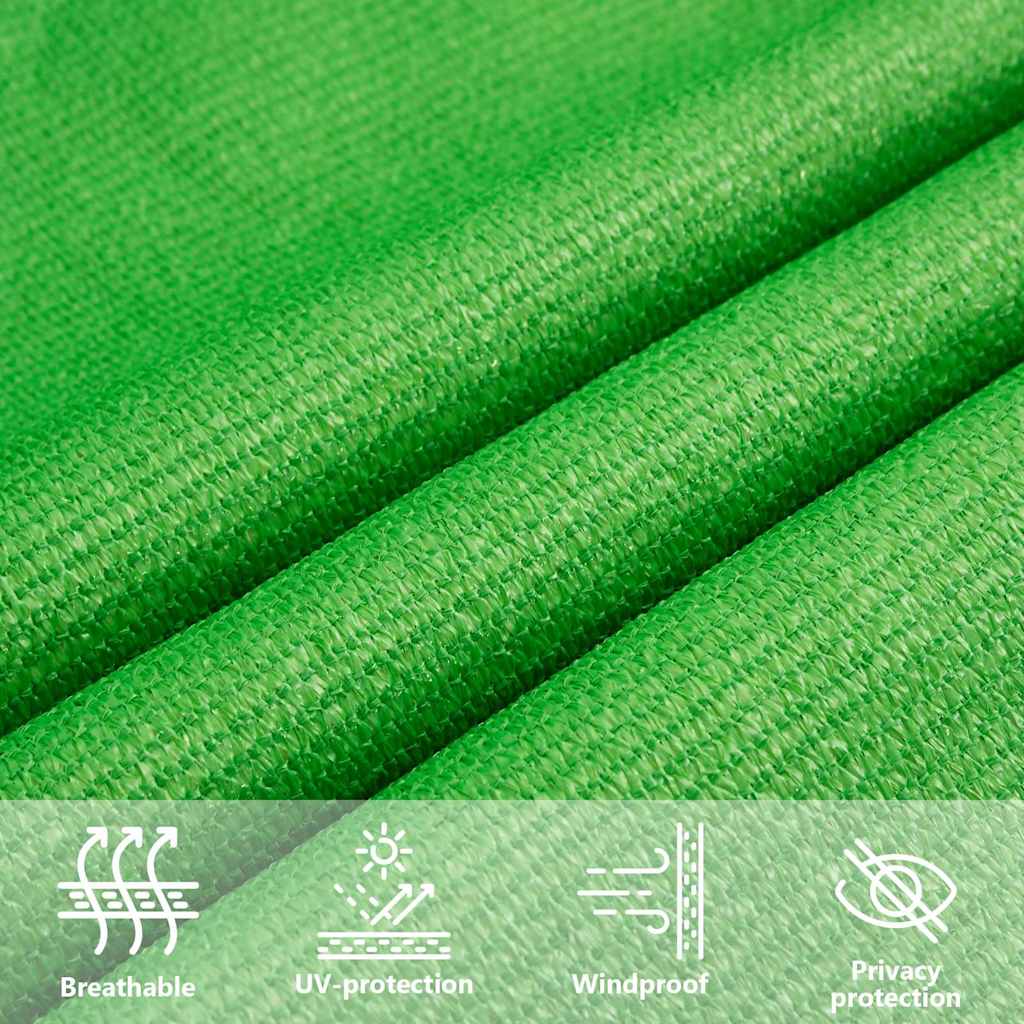 Sun Sail | Light Green | HDPE | 3x4x4 metres | Sun Sail | Triangular
