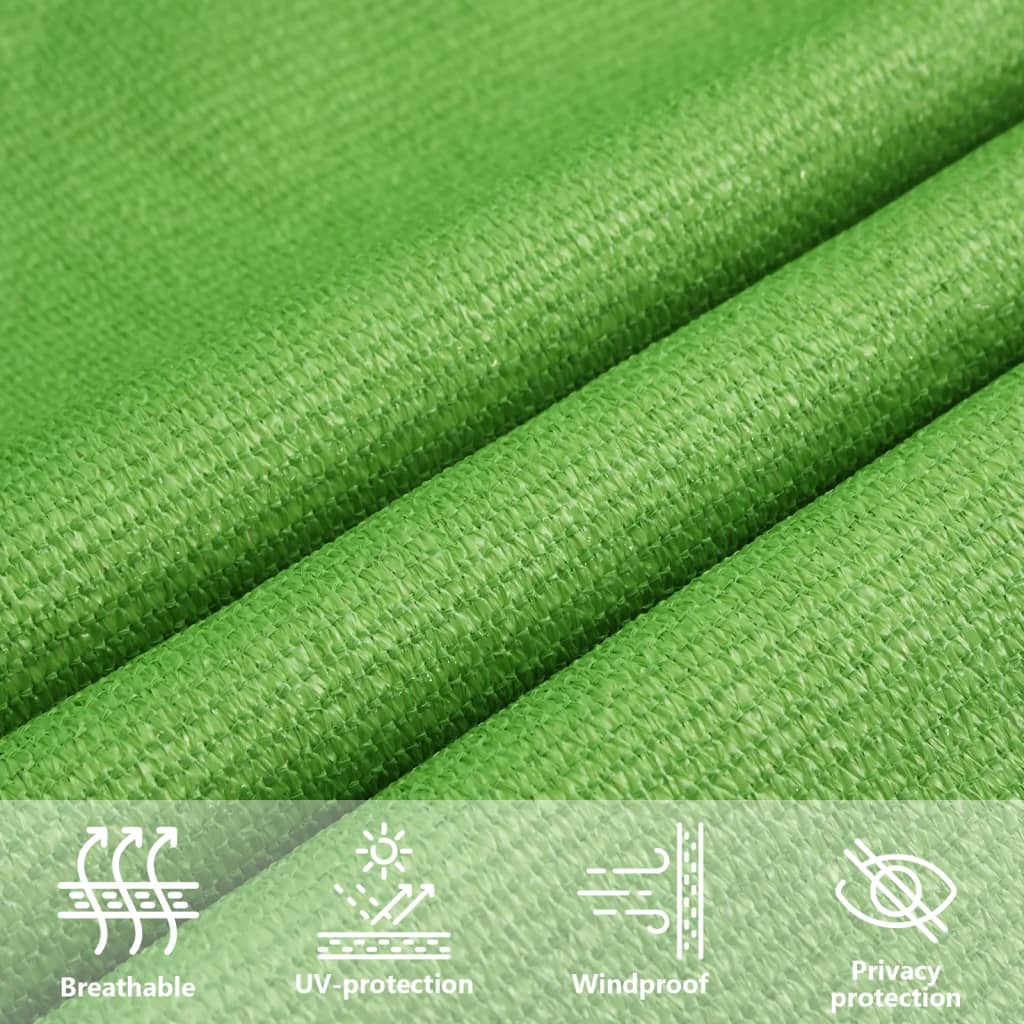 Sun Sail | Light Green | High-Density Polyethylene | 4 x 5 x 6.8 m