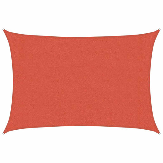 311347 vidaXL Sunshade Sail 160 g/m² Terracotta 3x4 m HDPE