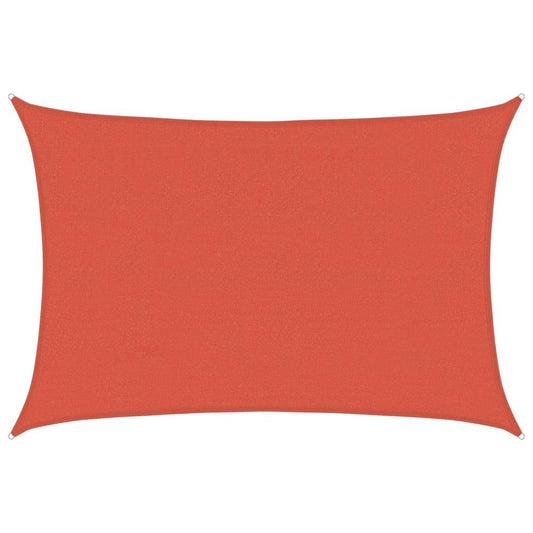 311354 vidaXL Sunshade Sail 160 g/m² Terracotta 4x6 m HDPE