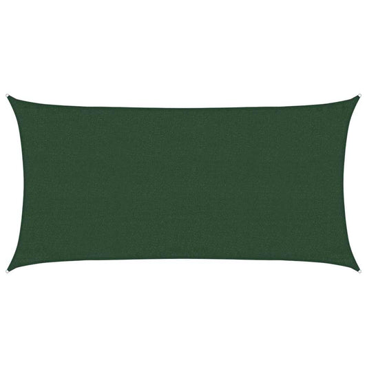 Sunshade Sail 160 g/m² Dark Green 3x6 m HDPE
