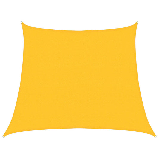 311599 vidaXL Sunshade Sail 160 g/m² Yellow 3/4x3 m HDPE