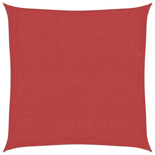 311604 vidaXL Sunshade Sail 160 g/m² Red 3x3 m HDPE