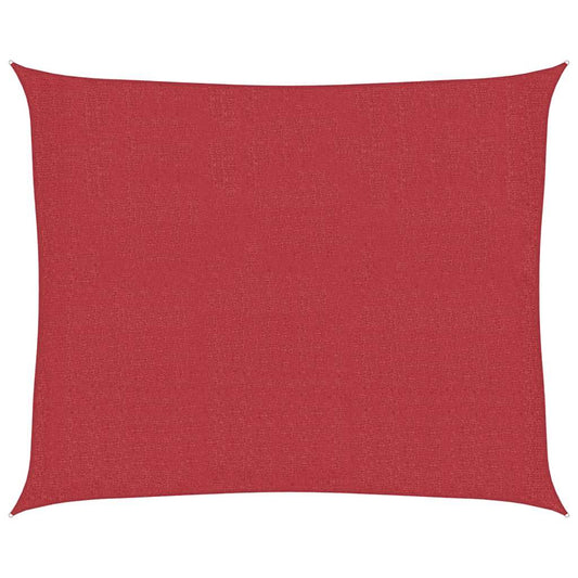 311617 vidaXL Sunshade Sail 160 g/m² Red 2,5x3 m HDPE