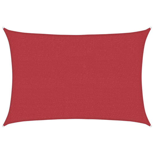 311631 vidaXL Sunshade Sail 160 g/m² Red 5x6 m HDPE