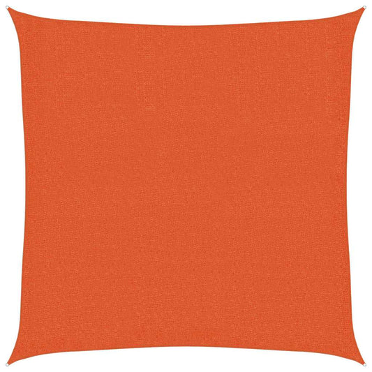 311659 vidaXL Sunshade Sail 160 g/m² Orange 3x3 m HDPE