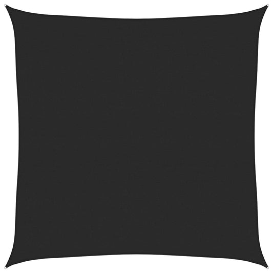 Sunshade Sail 160 g/m² Black 5x5 m HDPE