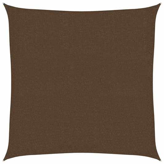 Sunshade Sail 160 g/m² Brown 3x3 m HDPE