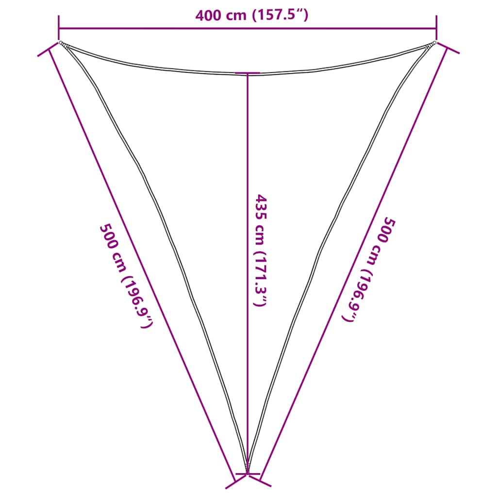 Sun Sail | Brown | High-Density Polyethylene (HDPE) | Large | Sun Sail