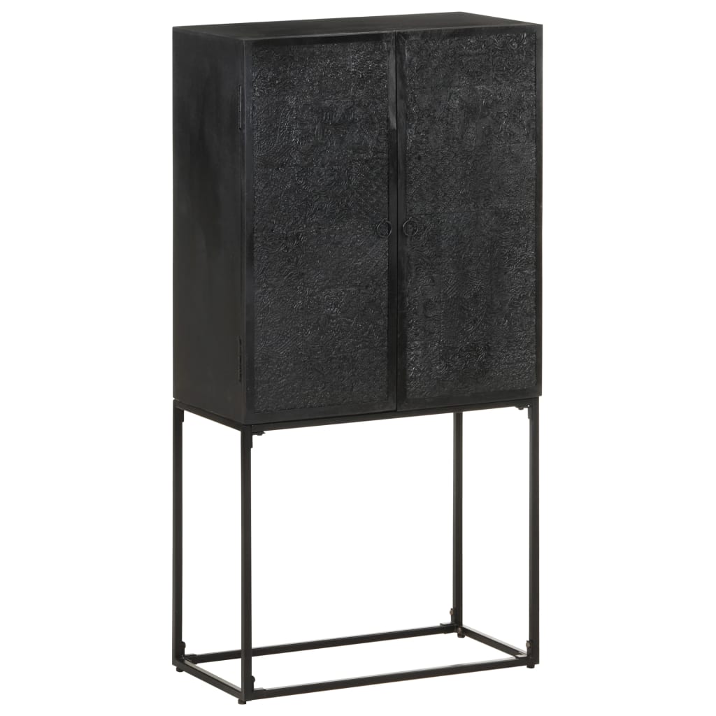 Sideboard | Black | Solid acacia wood | Medium | Sideboard | Rectangular