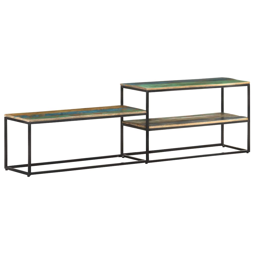 TV Cabinet | Mixed Colour | Solid Reclaimed Wood | Large | TV Cabinet