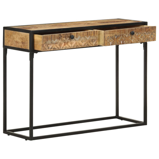 Console Table | Natural brown, Black