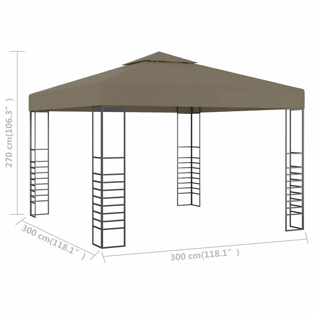 Garden Gazebo | Taupe