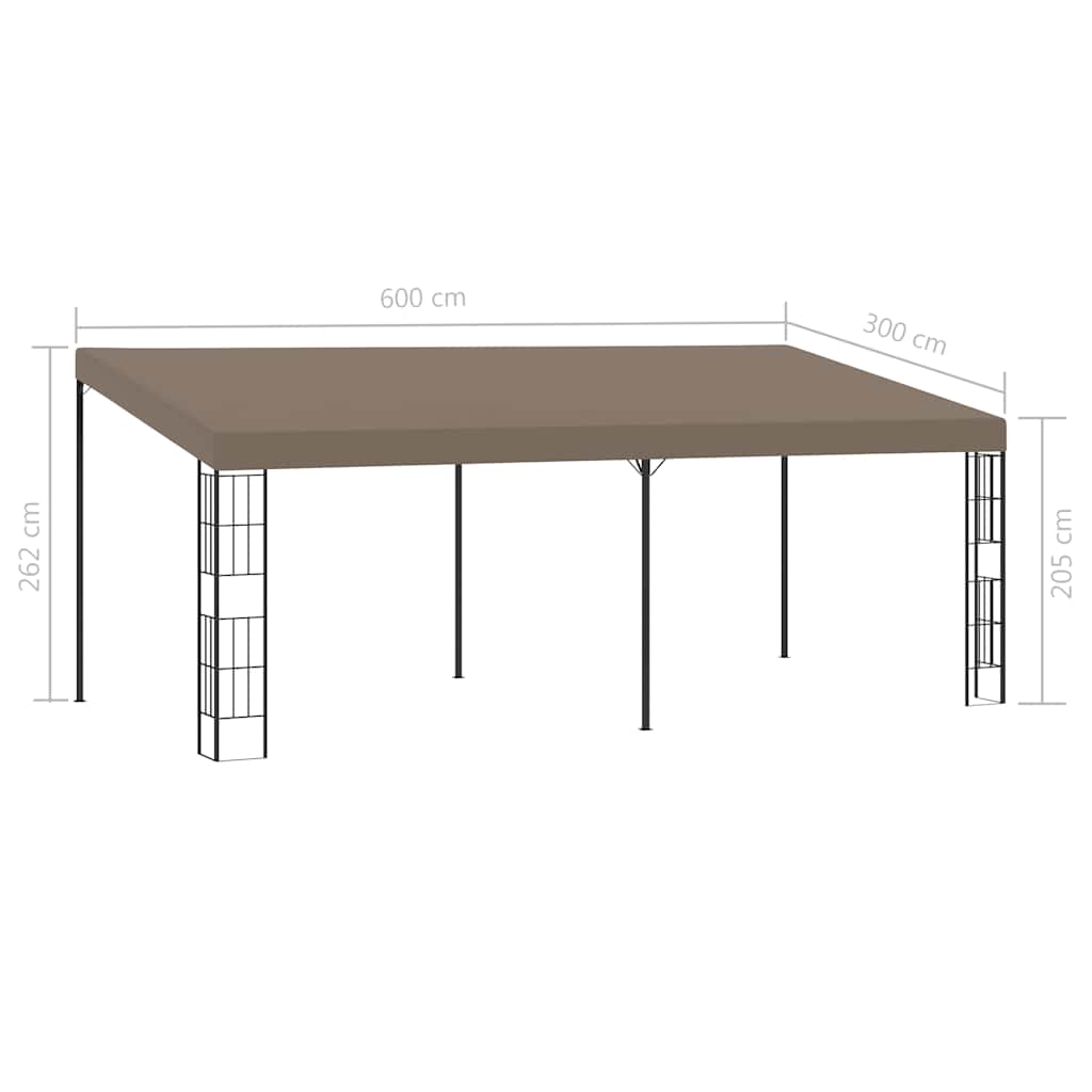 Wall-mounted Gazebo | Taupe