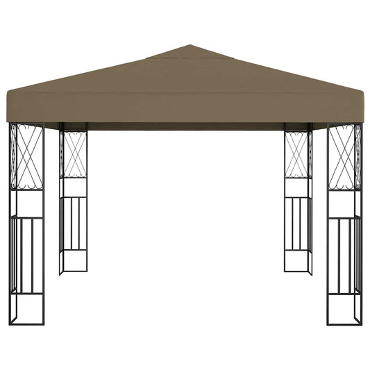Gazebo | Taupe | Polyester fabric and steel | 3x3 metres | Durable