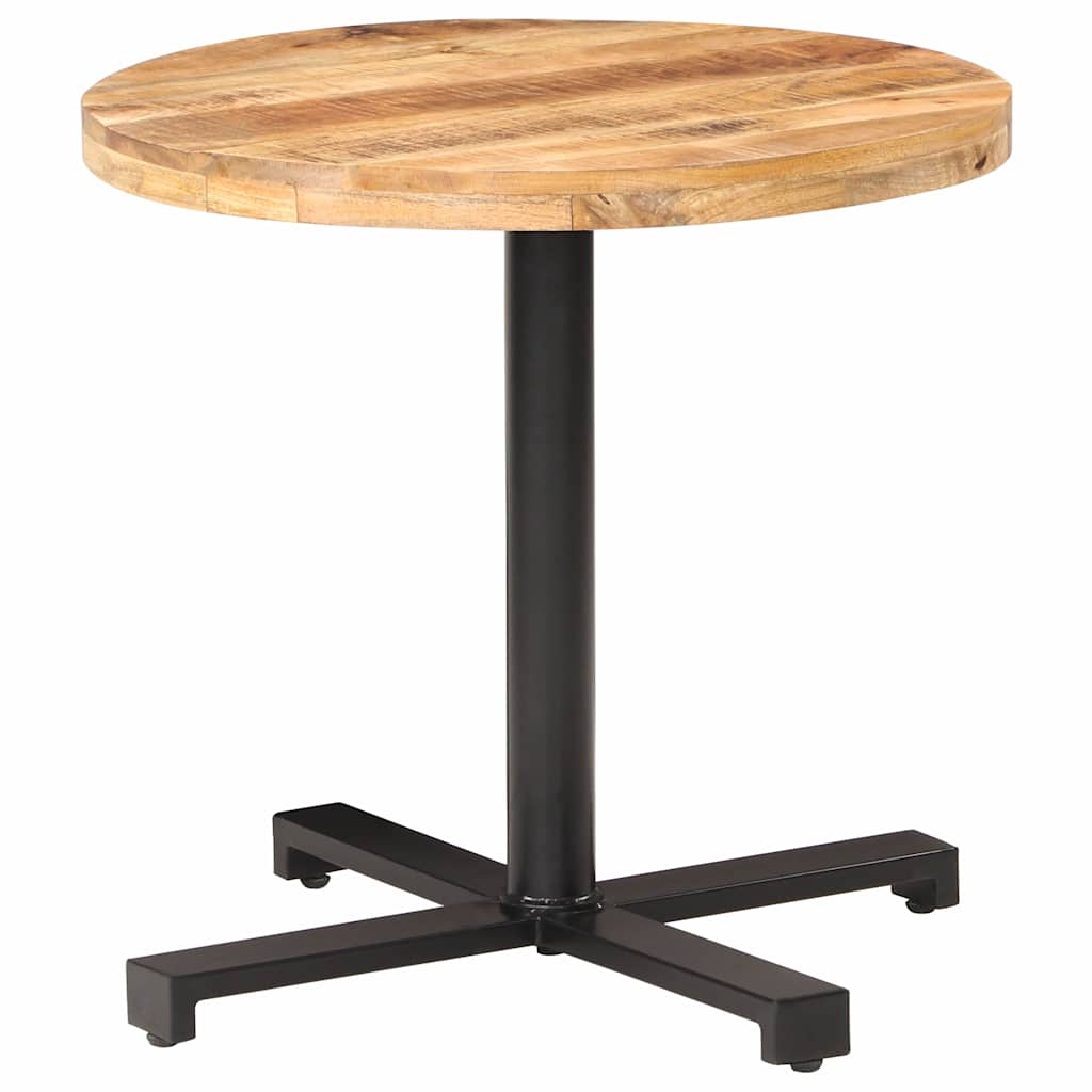 Bistro Table | Brown, Black | Rough Mango Wood, Iron | Medium | Durable