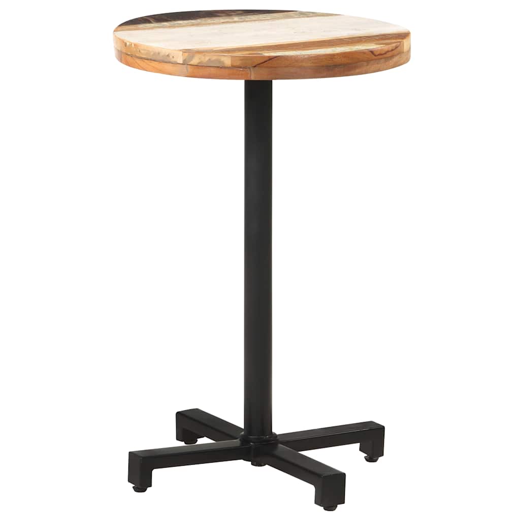 Bistro Table | Mixed | Reclaimed wood and iron | Compact | Durable