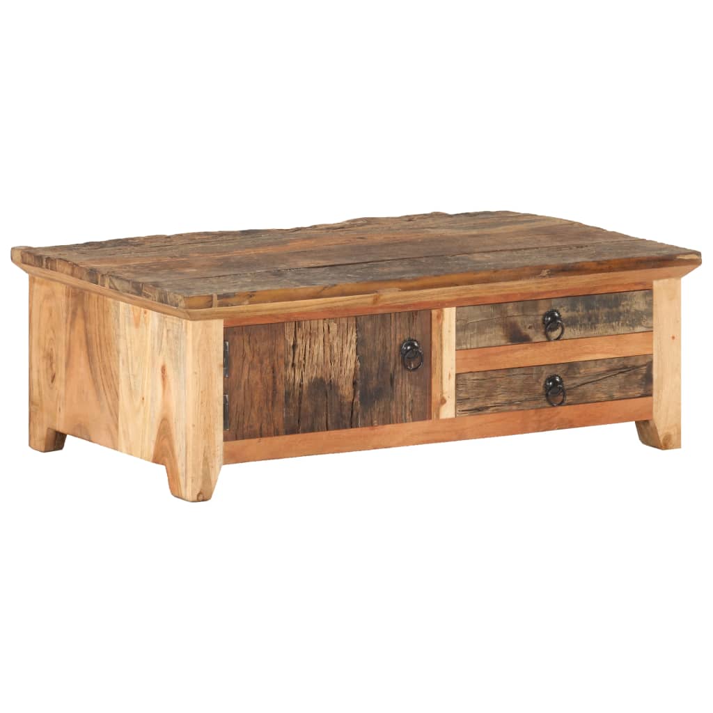 Coffee Table Natural wood Solid Reclaimed Wood, Solid Acacia Wood