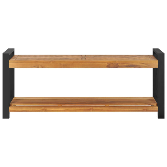Bench | Natural Teak | Solid Teak Wood | Medium | Storage Bench