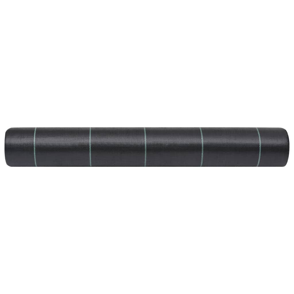 Weed Membrane | Black with green stripes | Polypropylene | 2x10 m