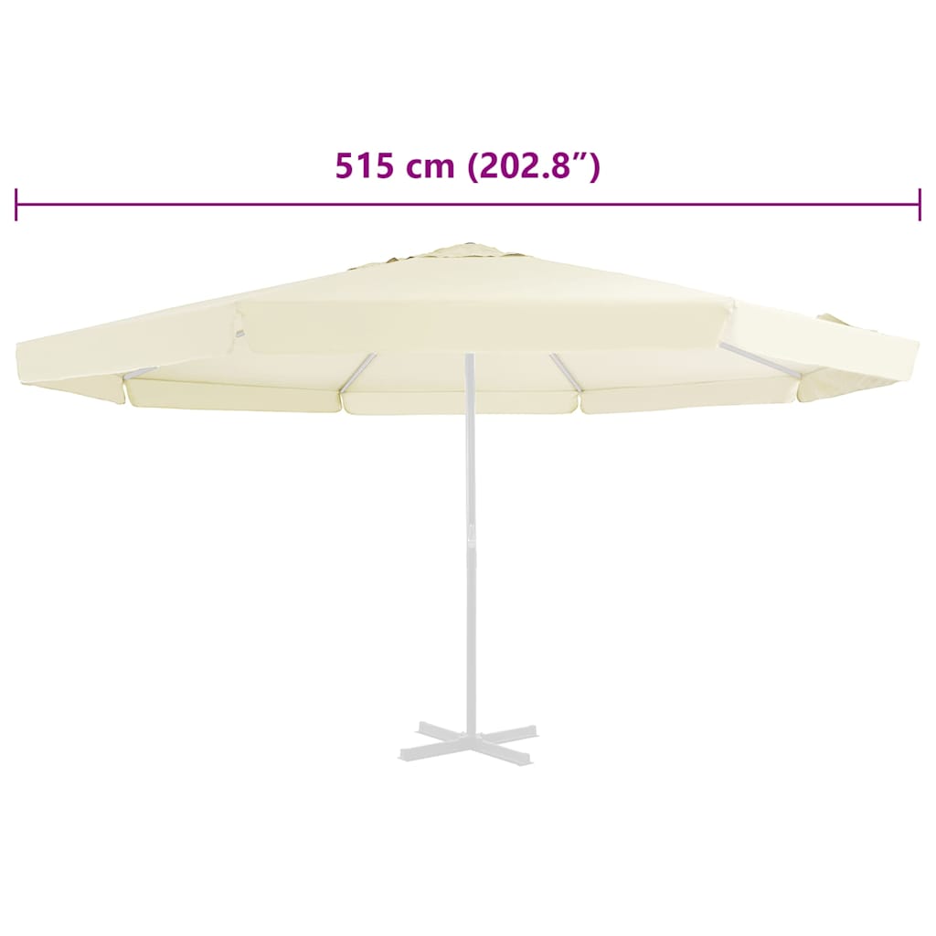 Replacement Fabric | Sand | Polyester | 500 cm | Foldable