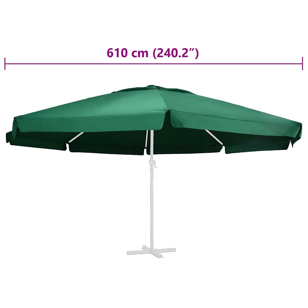 Replacement Fabric | Green | 100% Polyester | 600 cm Diameter