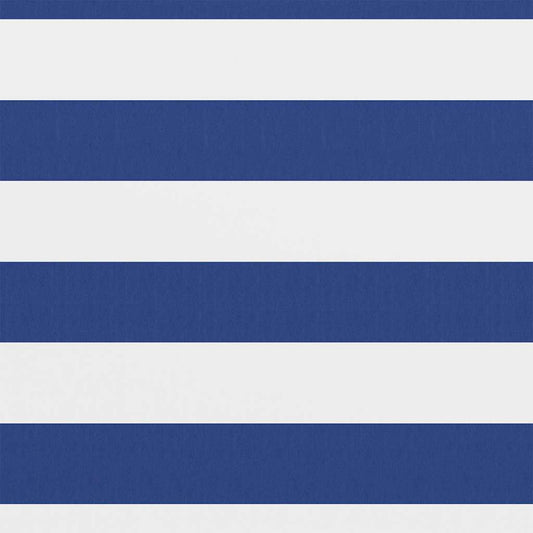 Balcony Screen White and Blue 75x500 cm Oxford Fabric