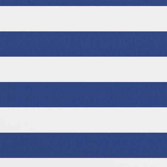 Balcony Screen White and Blue 120x300 cm Oxford Fabric
