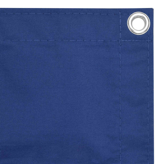 135008 vidaXL Balcony Screen Blue 75x300 cm Oxford Fabric