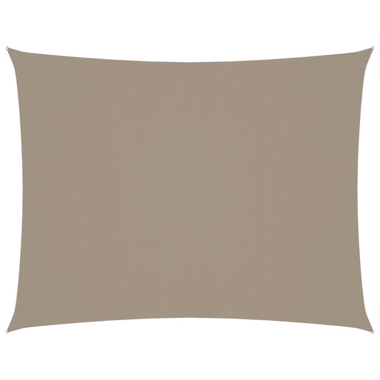 Sunshade Sail Oxford Fabric Rectangular 3.5x4.5 m Taupe
