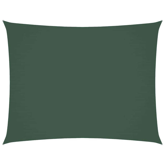 Sunshade Sail Oxford Fabric Rectangular 3.5x4.5 m Dark Green